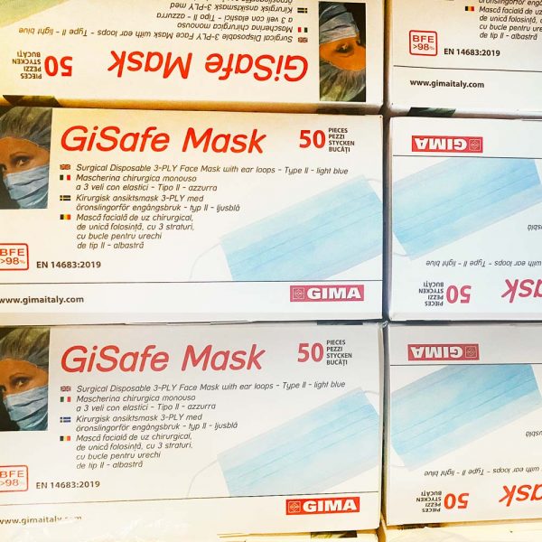 Mascherina Chirurgica GiSafe Mask FactorFarma